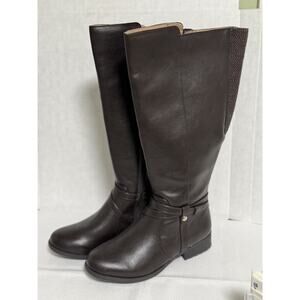 NWT LifeStride, Women’s Xtrovert Knee High Boots, Brown Size 7 - Wide/Wide Calf